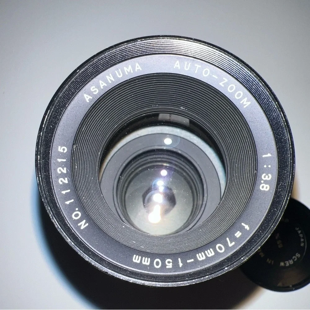 Spiratone Asanuma F=70mm-150mm Camera Lens Vintage Black Preowned Untested!!